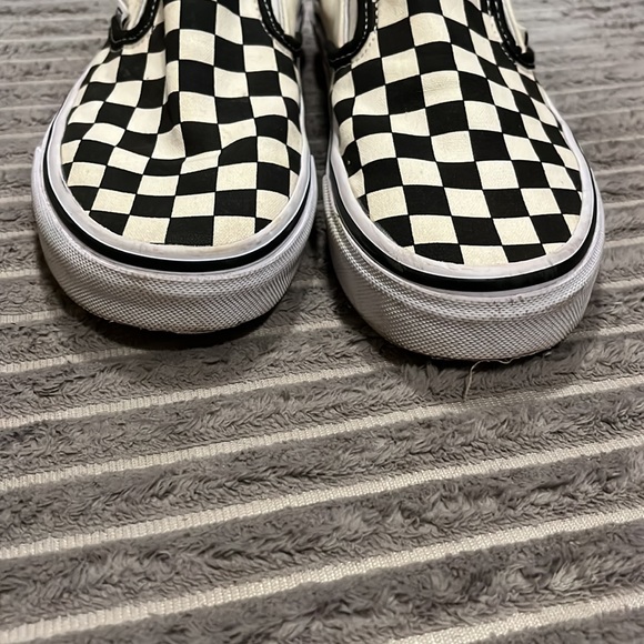Womens classic checkers slip on Vans shoes/slides - Picture 3 of 5